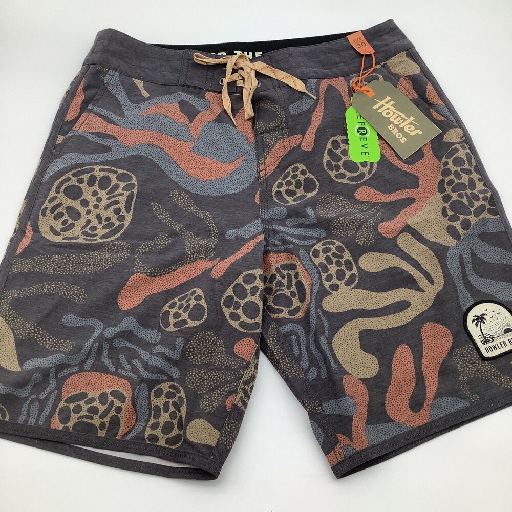 Howler Bros Mens Molecular Movement Boardshorts Size 30 NWT‎
